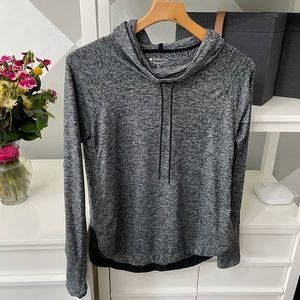 Athlete long sleeve hoodie shirt. Size Small